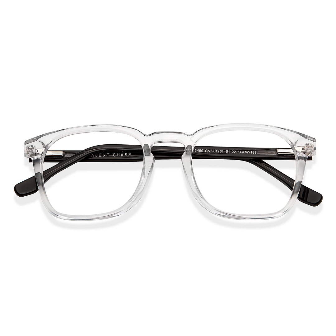 Vincent Chase Online Crystal Transparent Full Rim Square left side