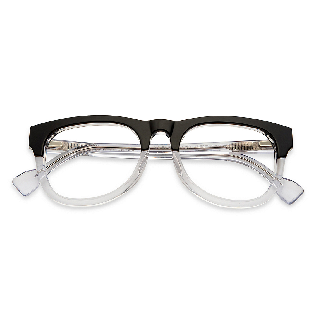 Vincent Chase Online Black Transparent Full Rim Square left side