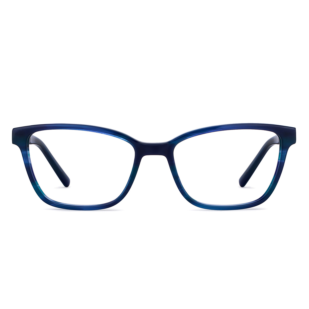 Vincent Chase Online Sky Blue Full Rim Cat Eye left side