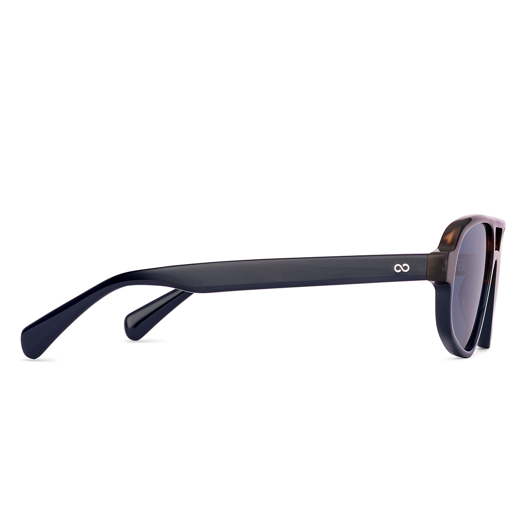 Vincent Chase Polarized Black Full Rim Rectangle left side
