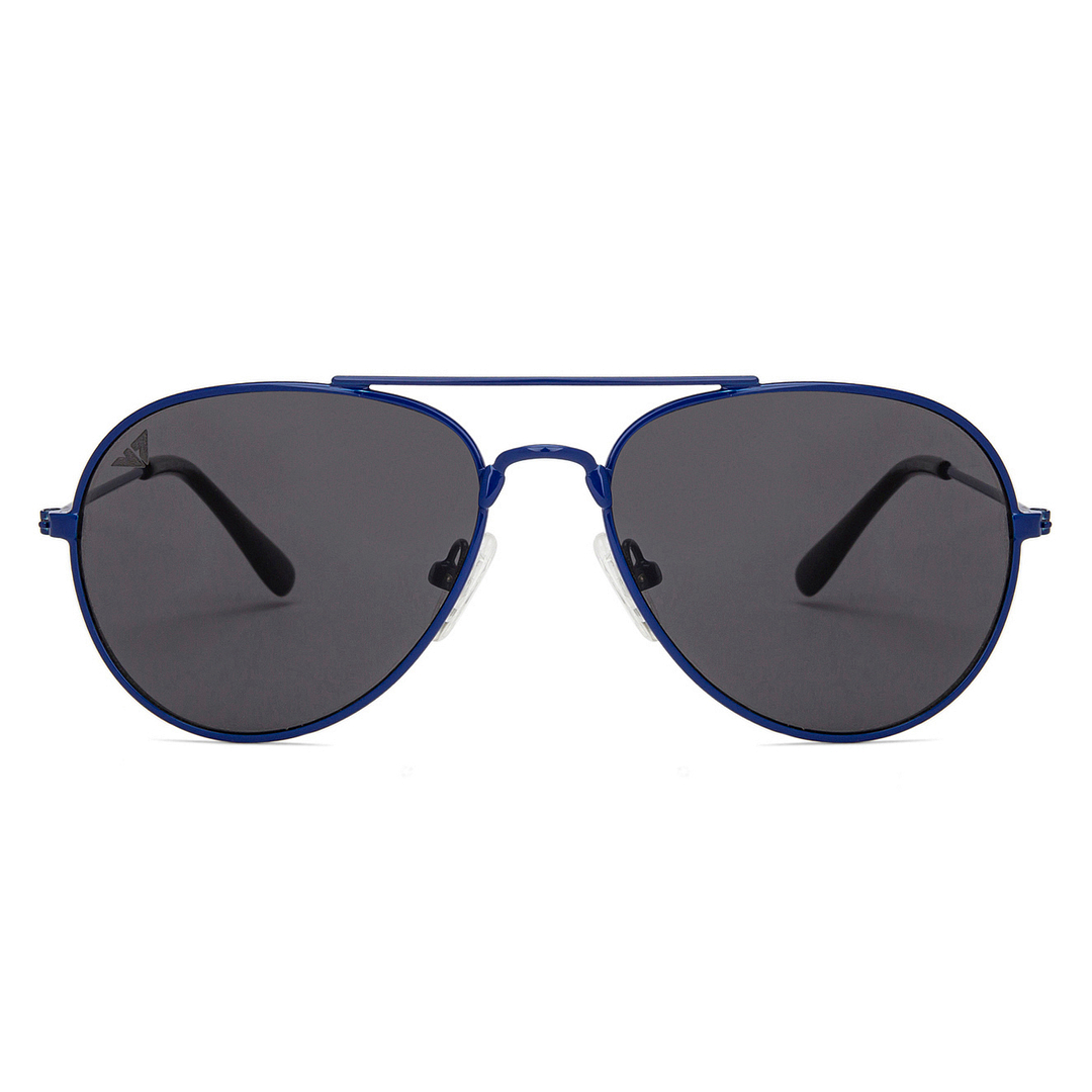 Hooper Sky Blue Full Rim Aviator left side