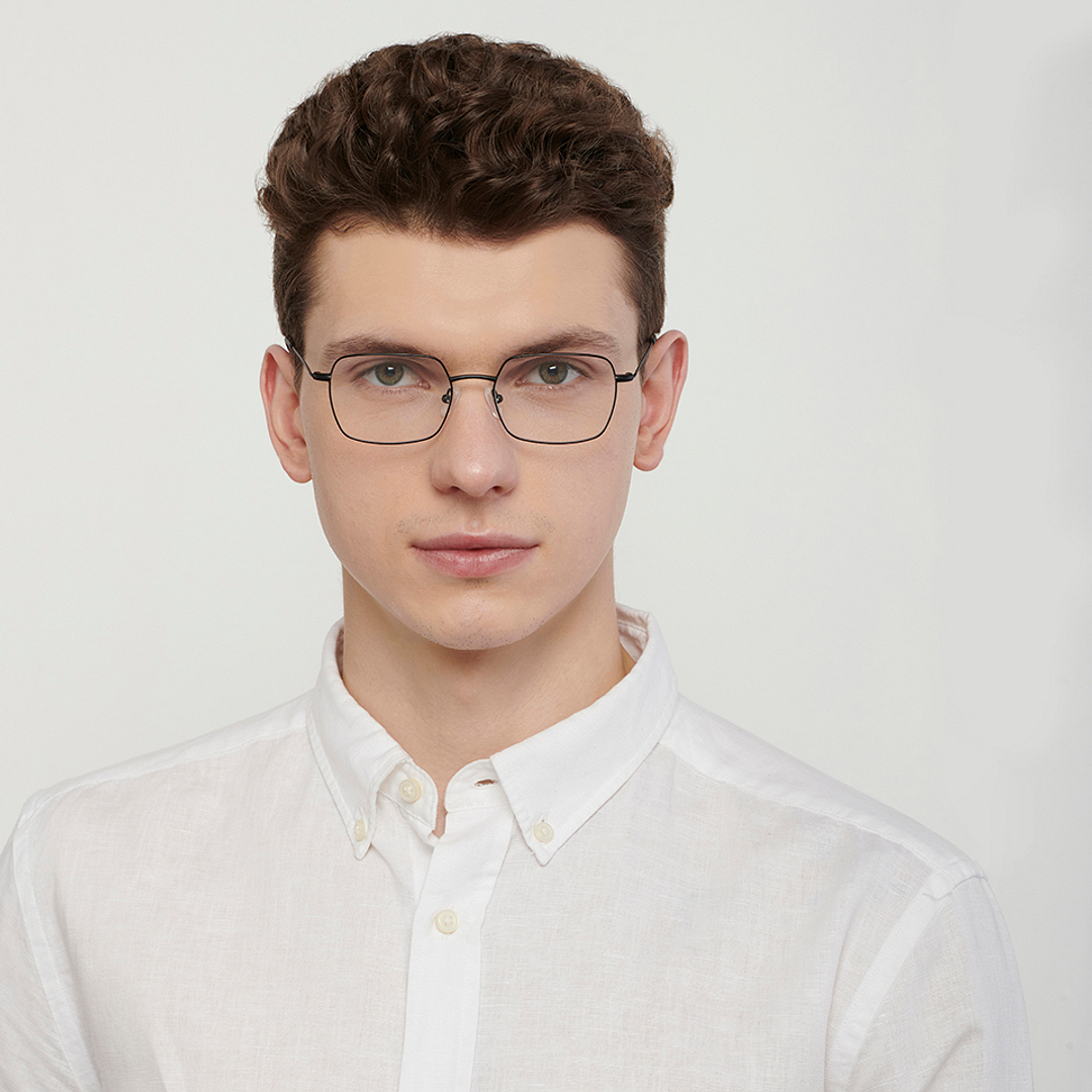 Vincent Chase Online Black Full Rim Geometric left side