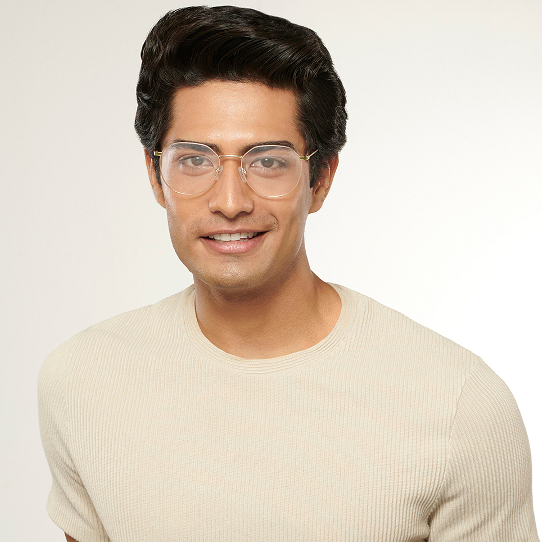 Vincent Chase Online Gold Full Rim Geometric right side