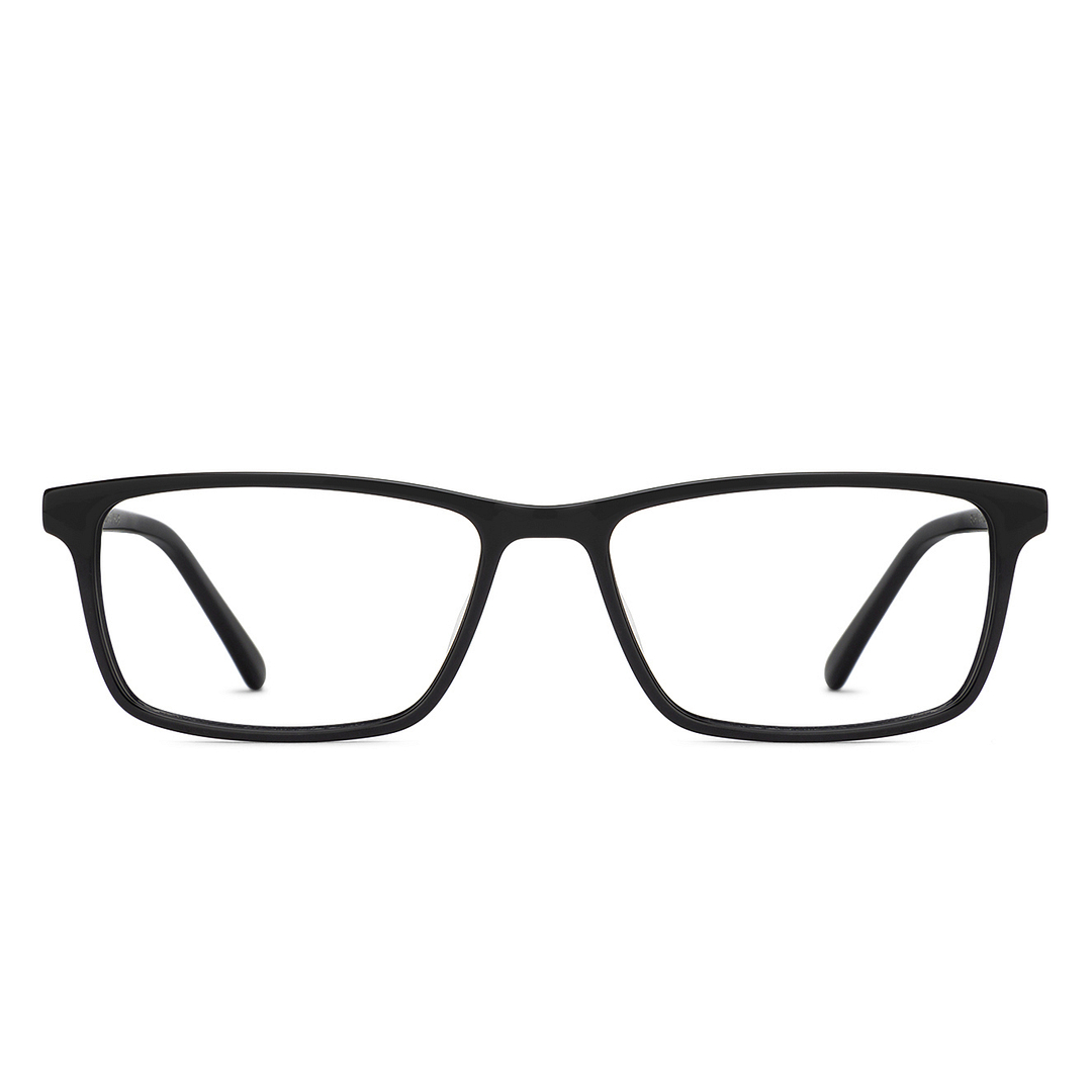 Vincent Chase Screen Glasses Blue Block Phone   Computer Glasses:Black Full Rim Rectangle Medium  Size-53  Vincent Chase HD Acetate VC E11260-C1 left side