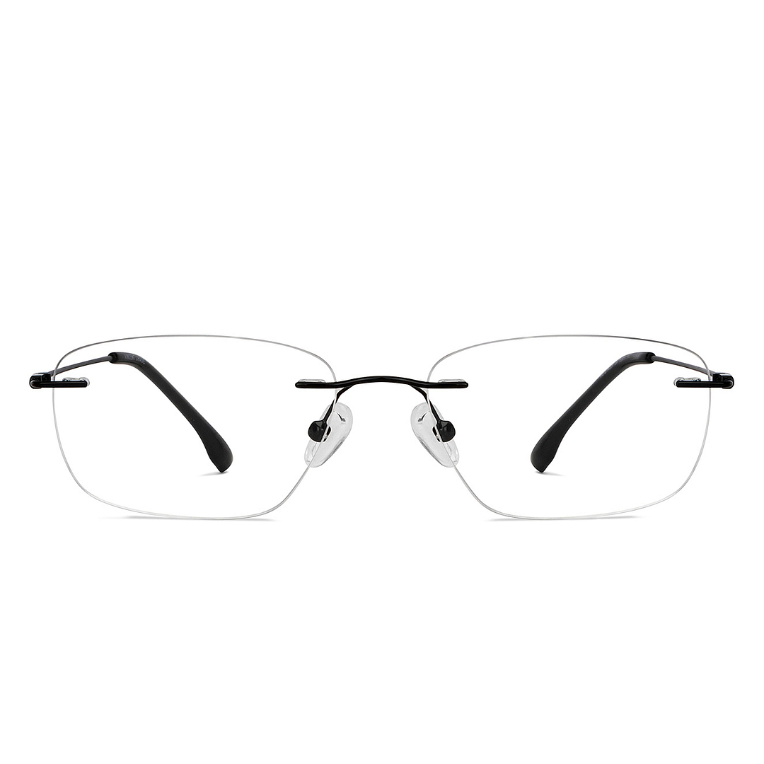 Vincent Chase Online Black Rimless Rectangle right side