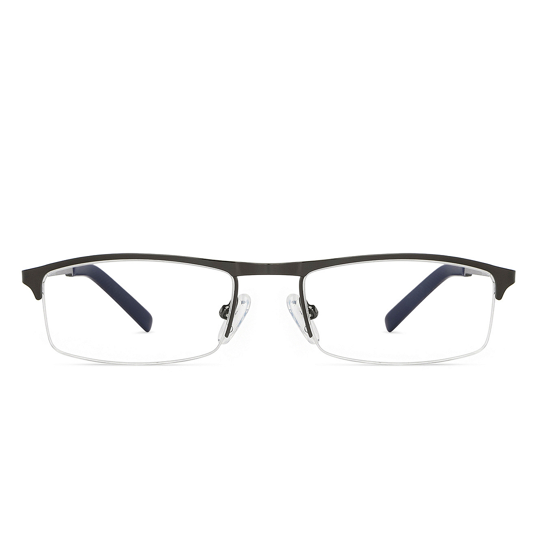 Vincent Chase Online Mid Gunmetal Half Rim Rectangle right side