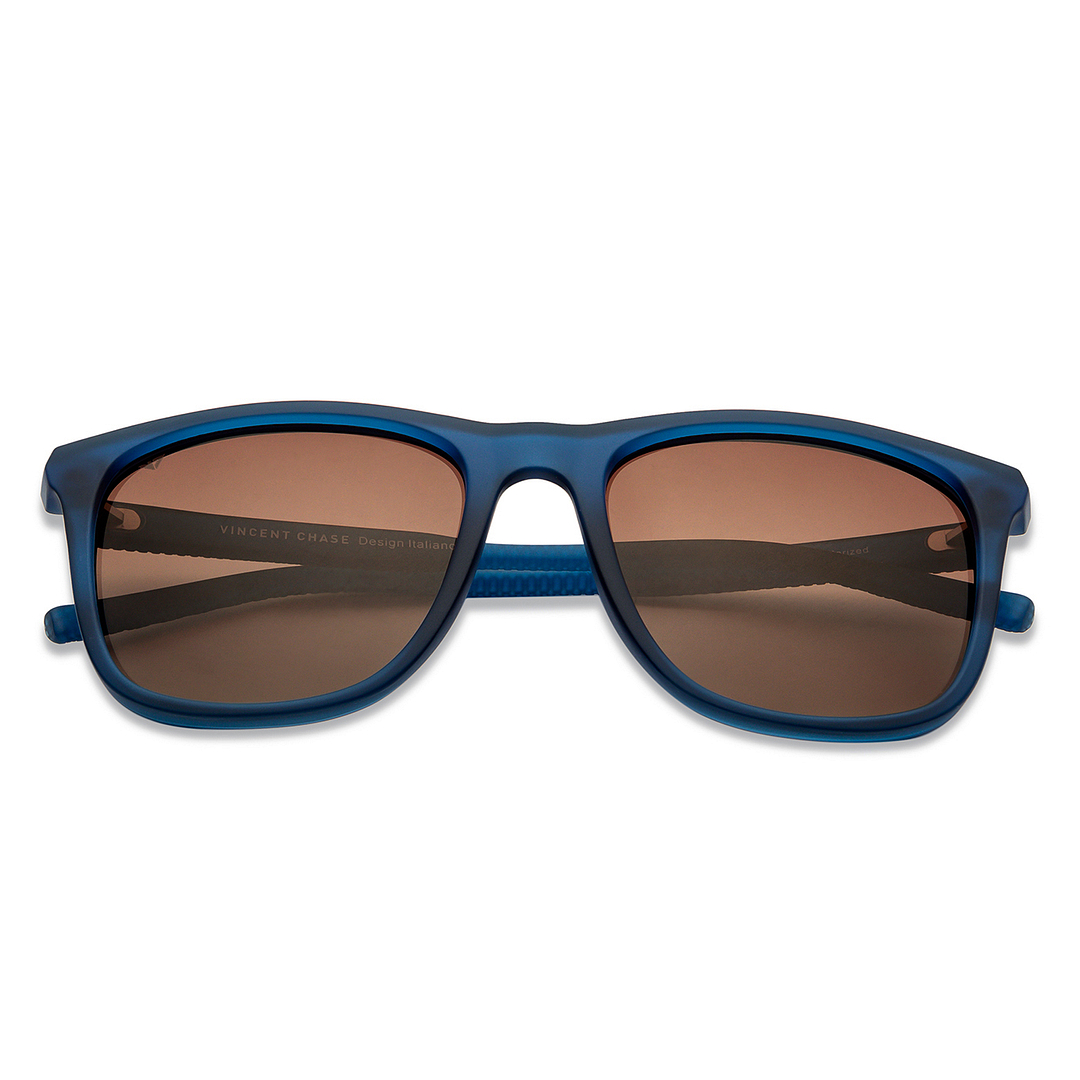 Vincent Chase Polarized Blue Full Rim Square left side