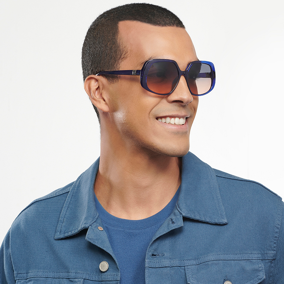 Vincent Chase Online Blue Full Rim Square left side