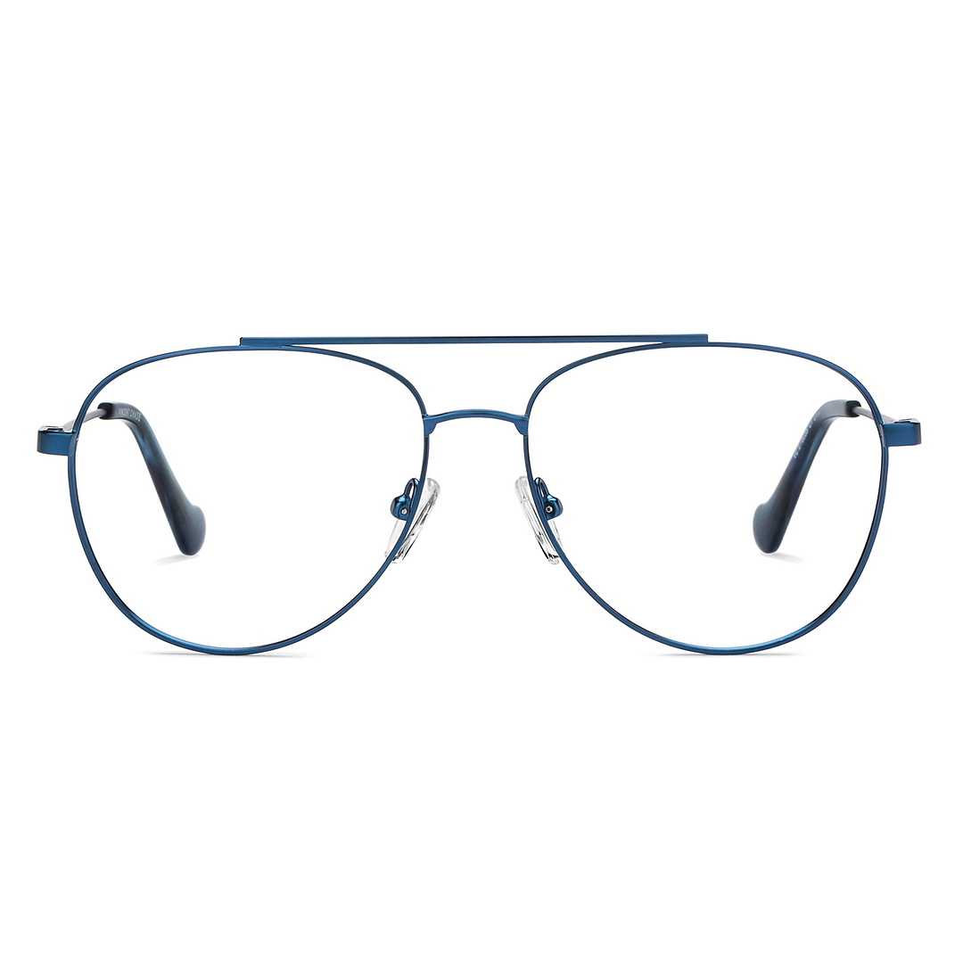 Vincent Chase Online Sky Blue Full Rim Aviator left side