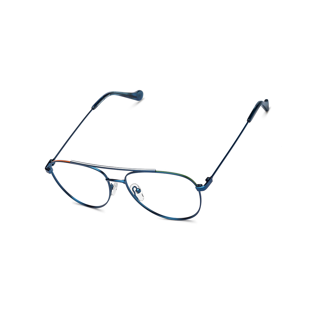 Vincent Chase Online Sky Blue Full Rim Aviator left side
