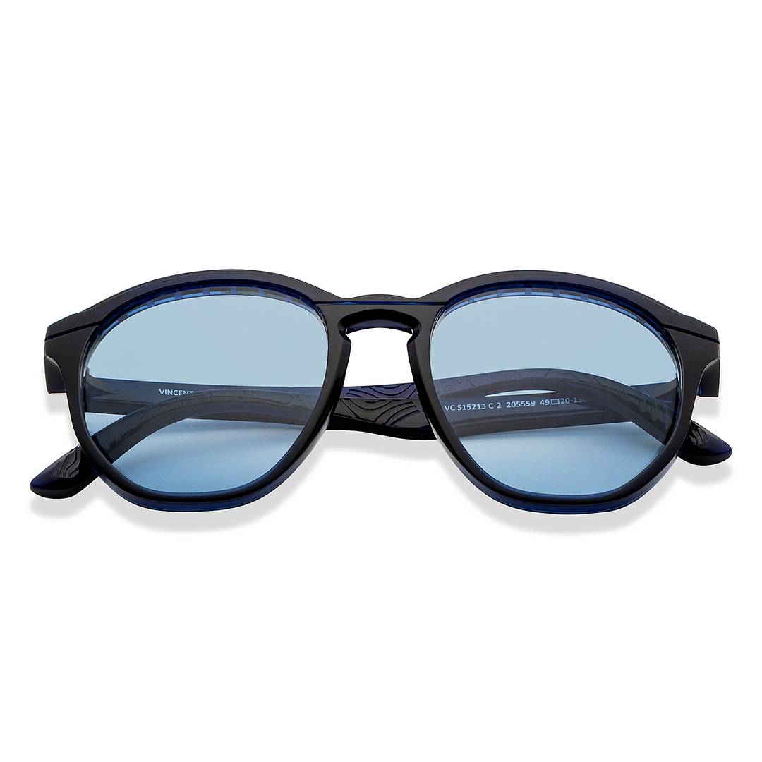 Vincent Chase Polarized Blue Full Rim Round left side