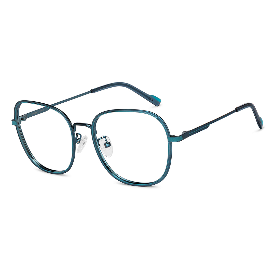 Vincent Chase Online Sky Blue Full Rim Round left side