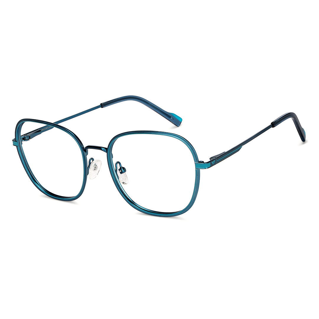 Vincent Chase Online Sky Blue Full Rim Geometric right side