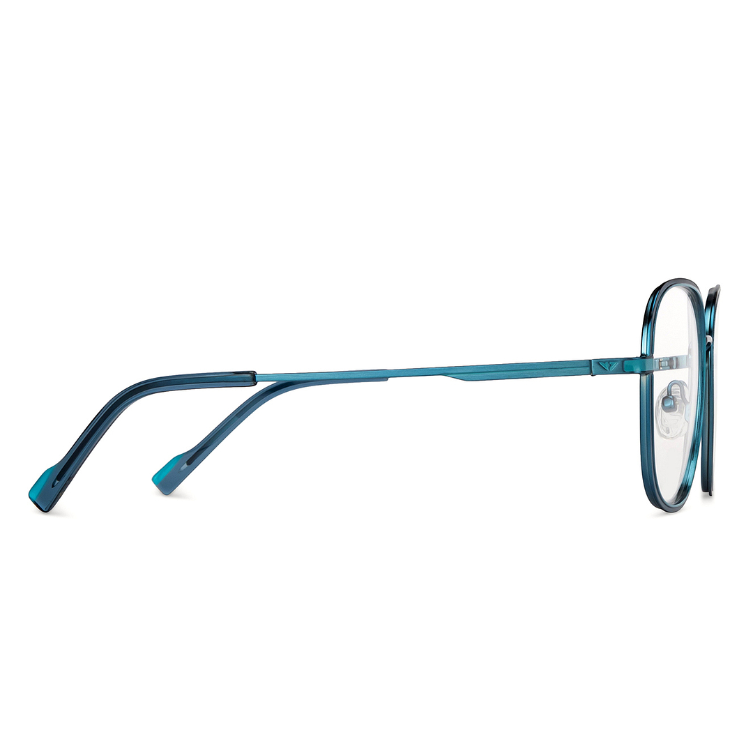 Vincent Chase Online Sky Blue Full Rim Geometric left side