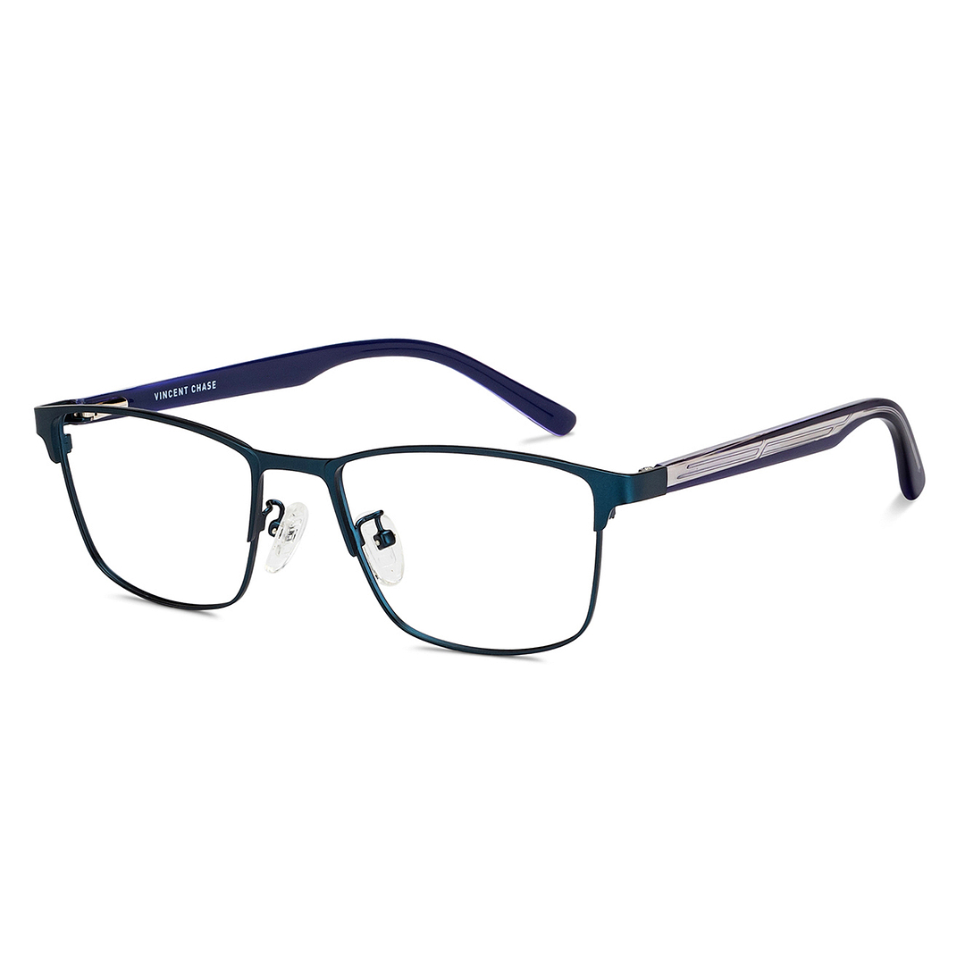 Vincent Chase Online Sky Blue Full Rim Rectangle right side
