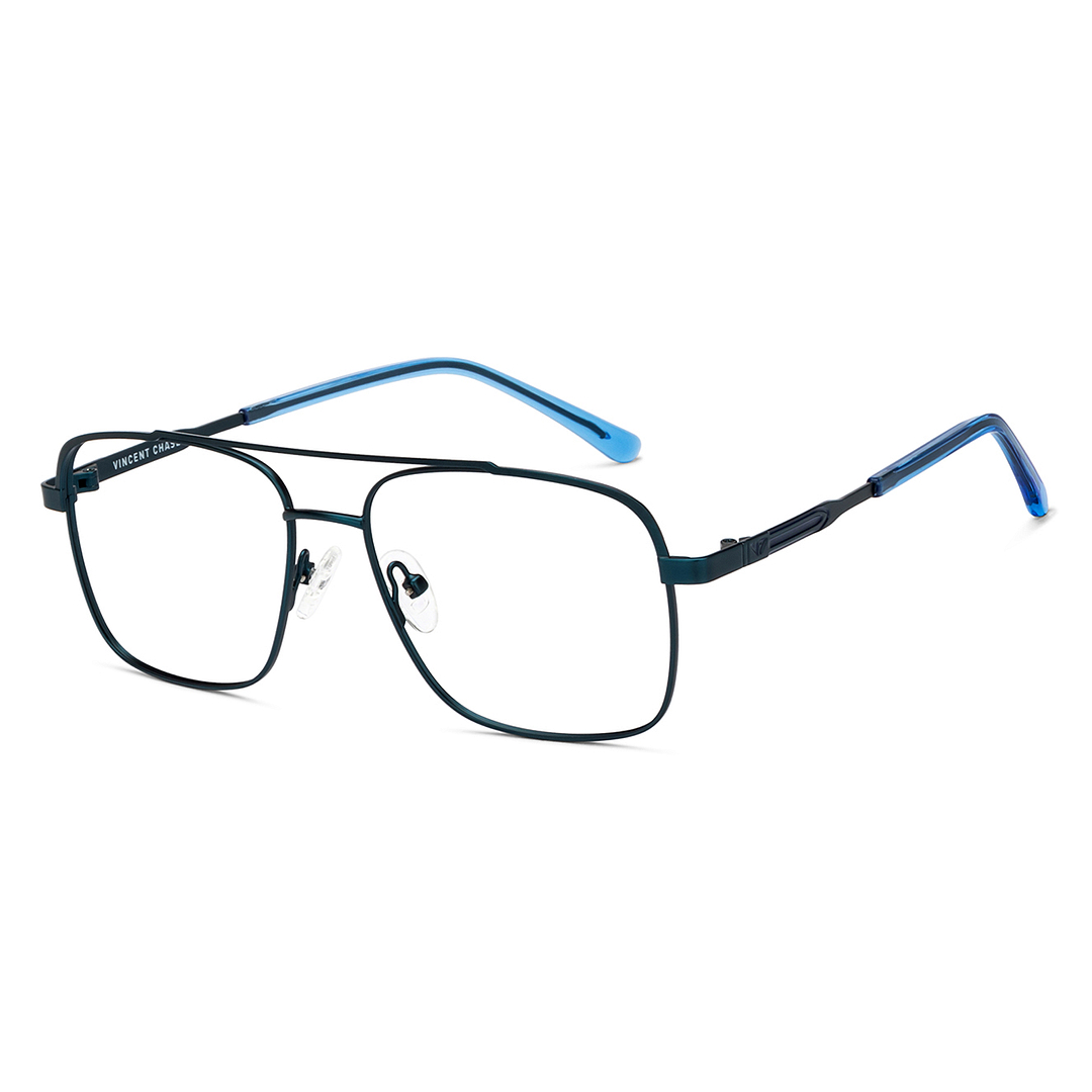 Buy Blue Full Rim Square Vincent Chase SLEEK STEEL VC E15481-C2