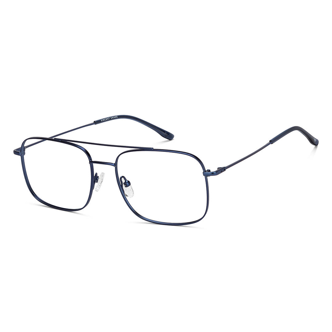 Buy Blue Full Rim Square Vincent Chase Sleek Steel VC E16793-C2