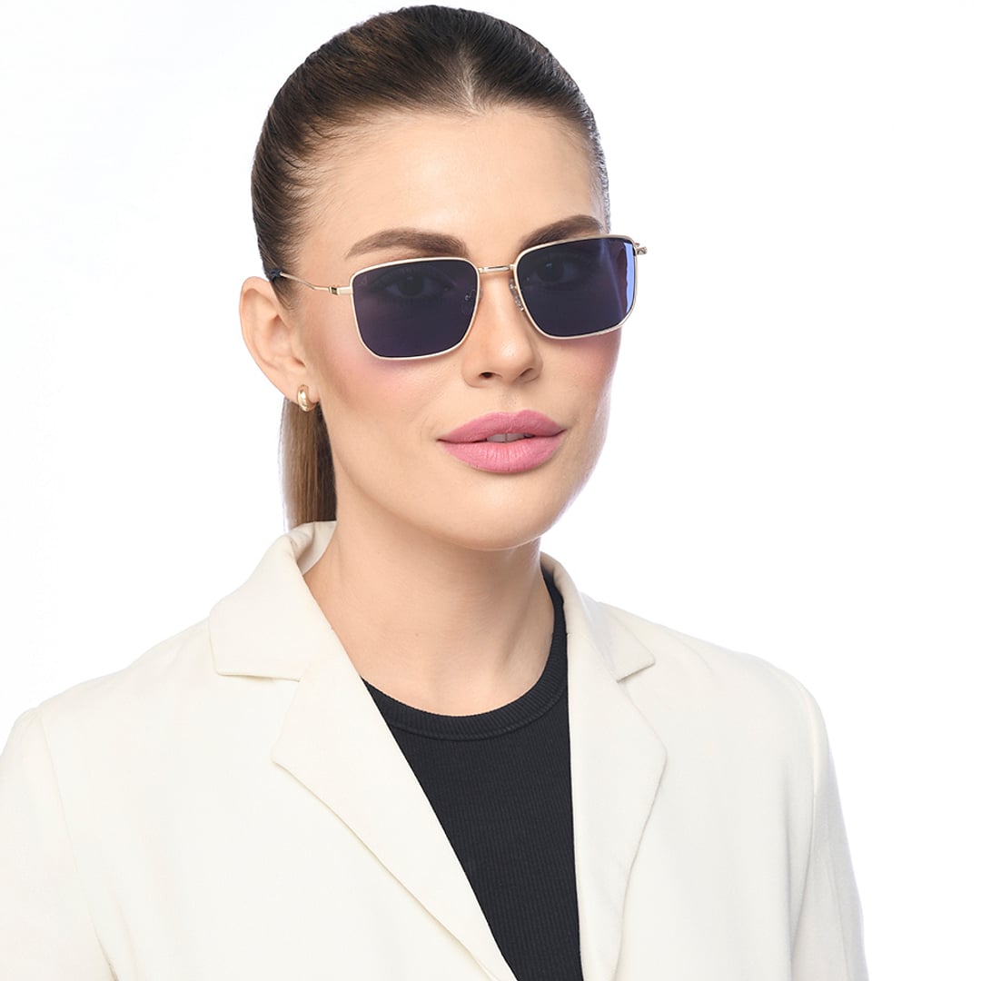 Vincent Chase Polarized Gold Full Rim Rectangle right side