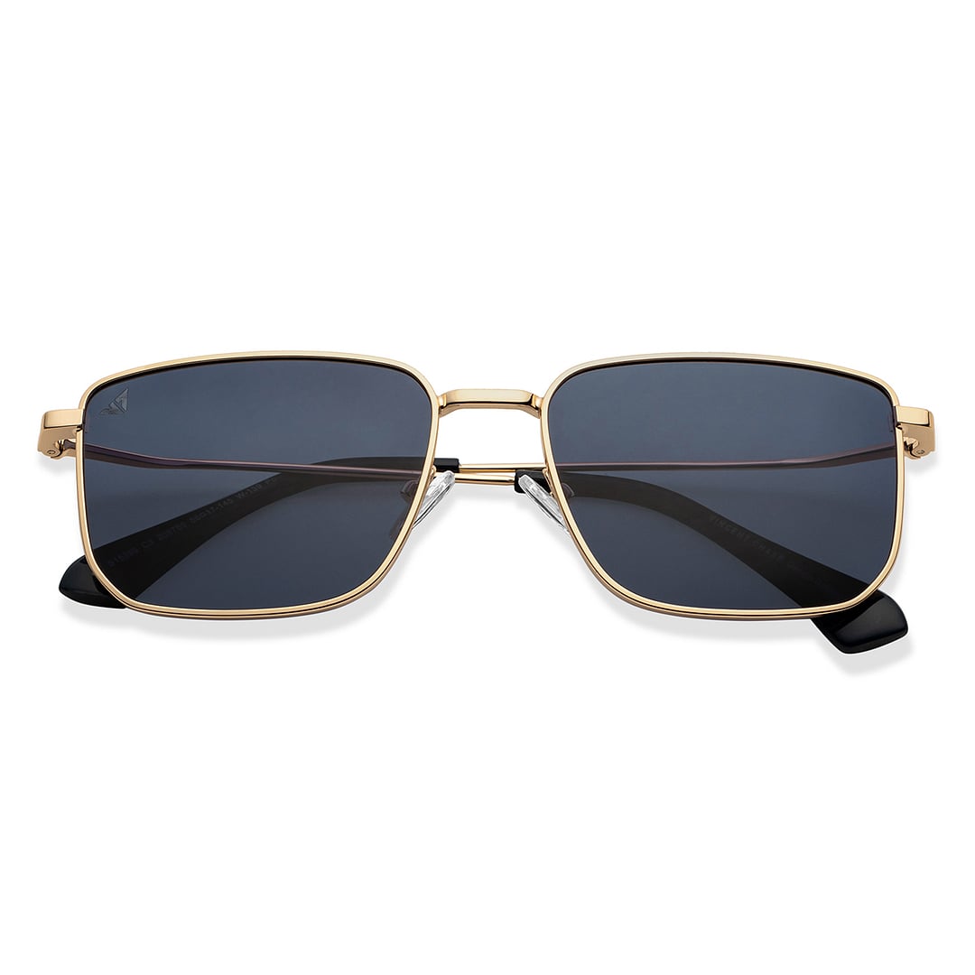 Vincent Chase Polarized Gold Full Rim Rectangle left side