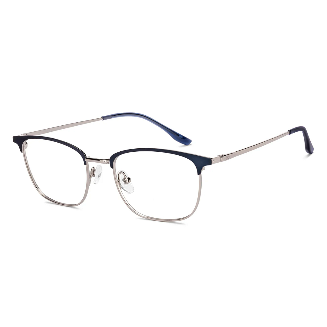 Buy Blue Gold Full Rim Rectangle Vincent Chase SLEEK STEEL VC