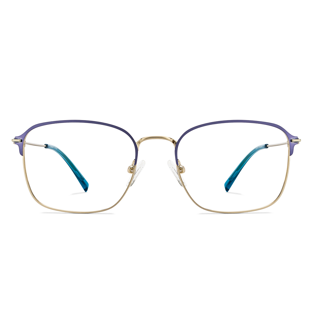Buy Blue Gold Full Rim Square Vincent Chase SLEEK STEEL VC E14208