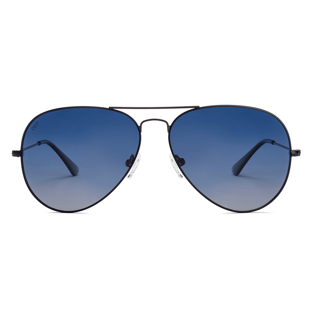 Vincent Chase Polarized Black Full Rim Aviator right side