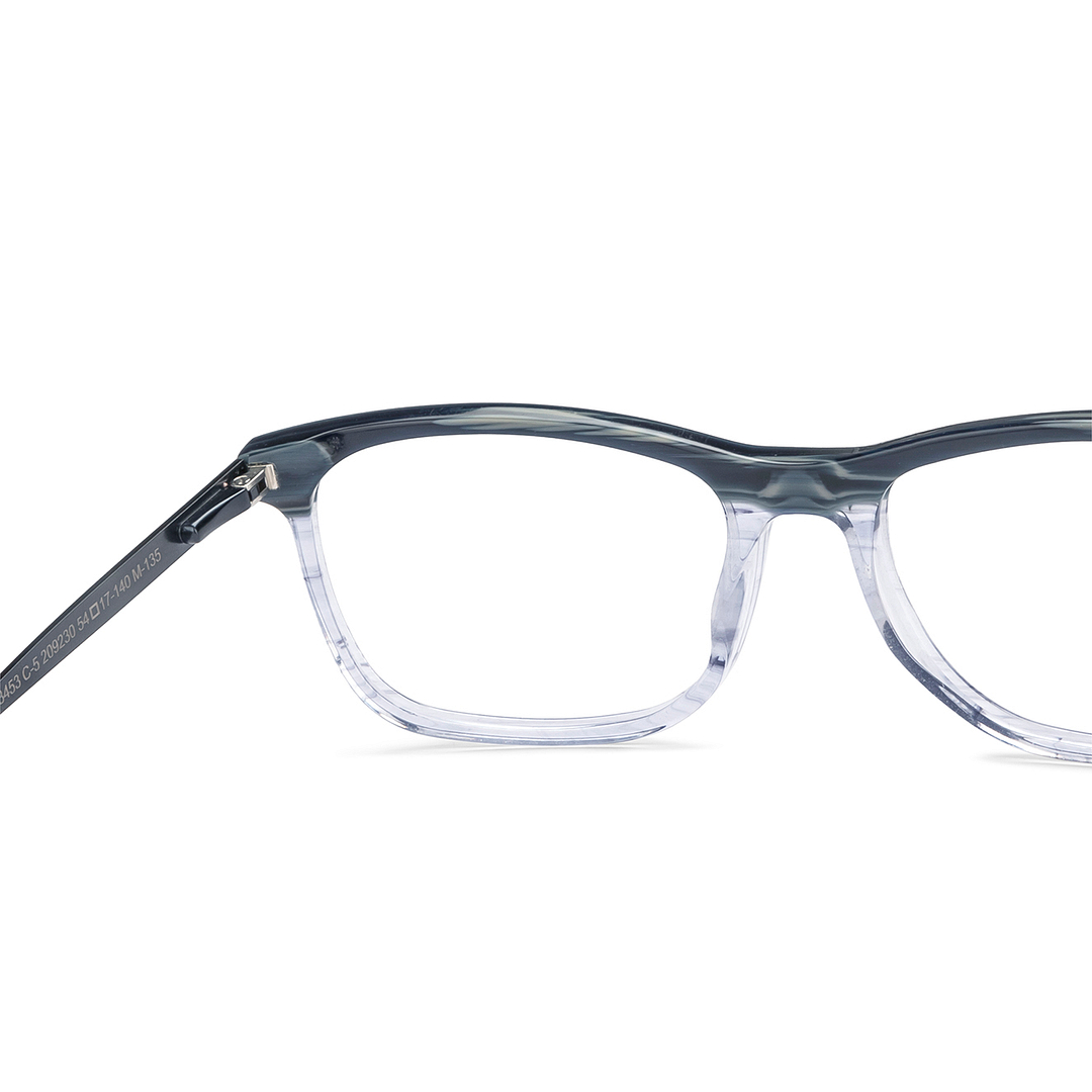 Vincent Chase Sky Blue Full Rim Rectangle right side
