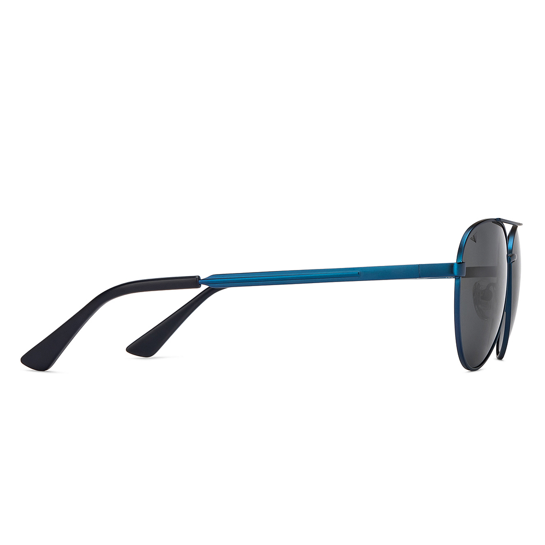 Vincent Chase Online Blue Full Rim Aviator left side