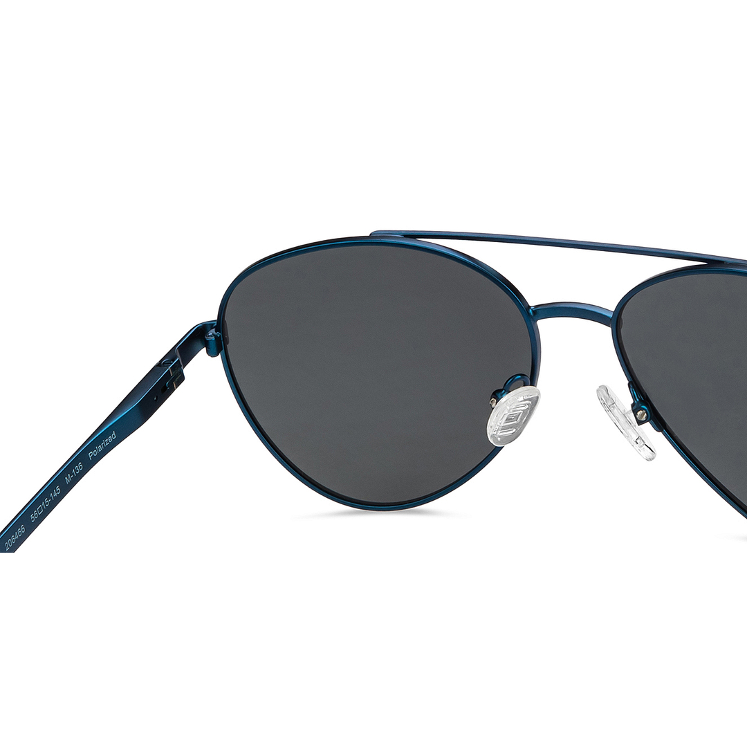 Vincent Chase Online Blue Full Rim Aviator right side