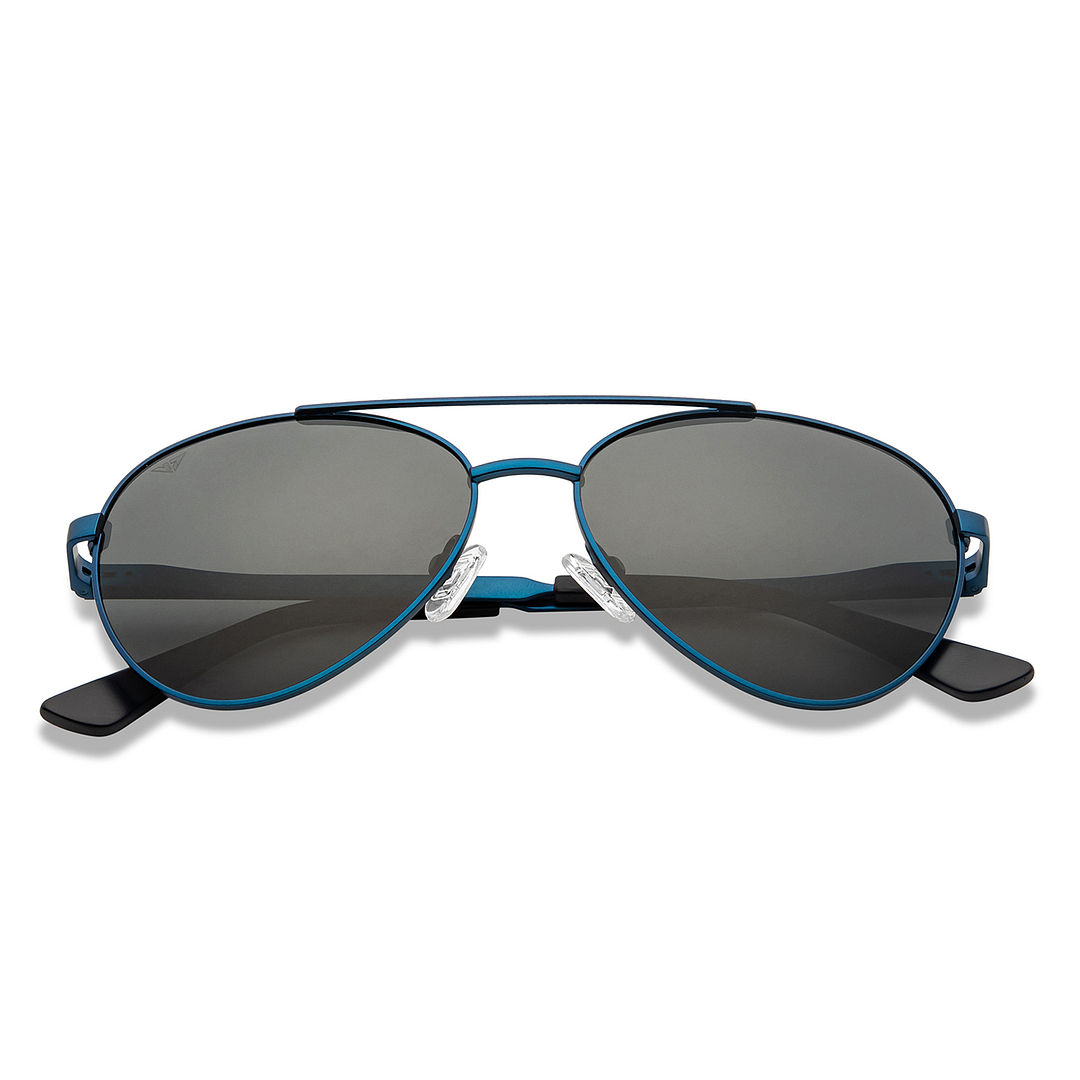 Vincent Chase Online Blue Full Rim Aviator left side