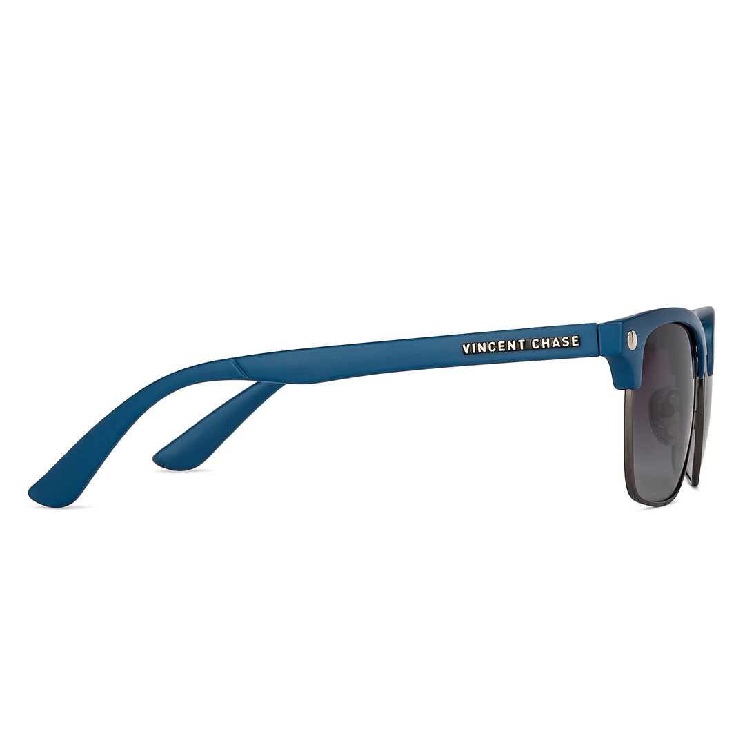 Vincent Chase Online Blue Full Rim Clubmaster left side