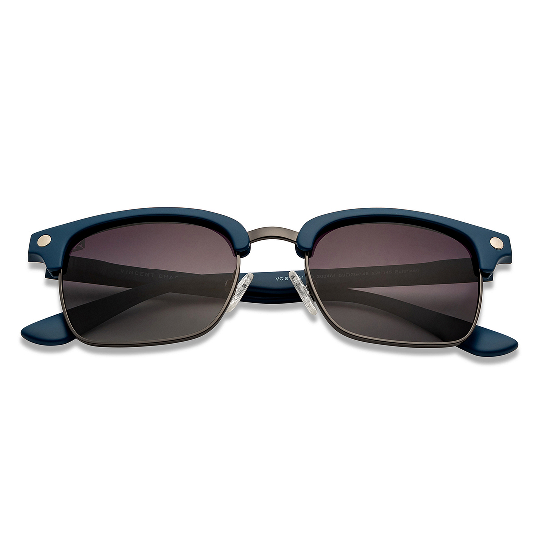 Vincent Chase Online Blue Full Rim Clubmaster left side