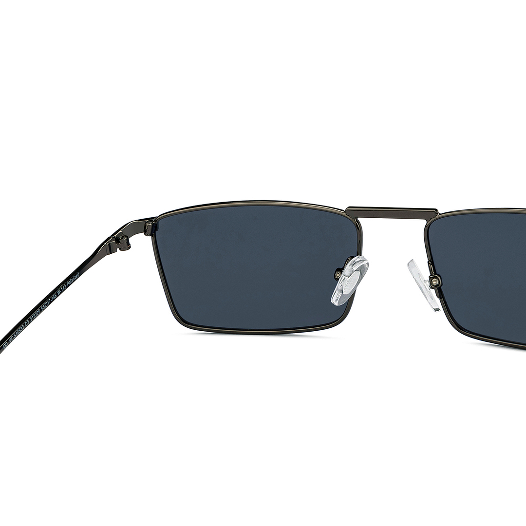 Vincent Chase Online Gunmetal Full Rim Rectangle right side
