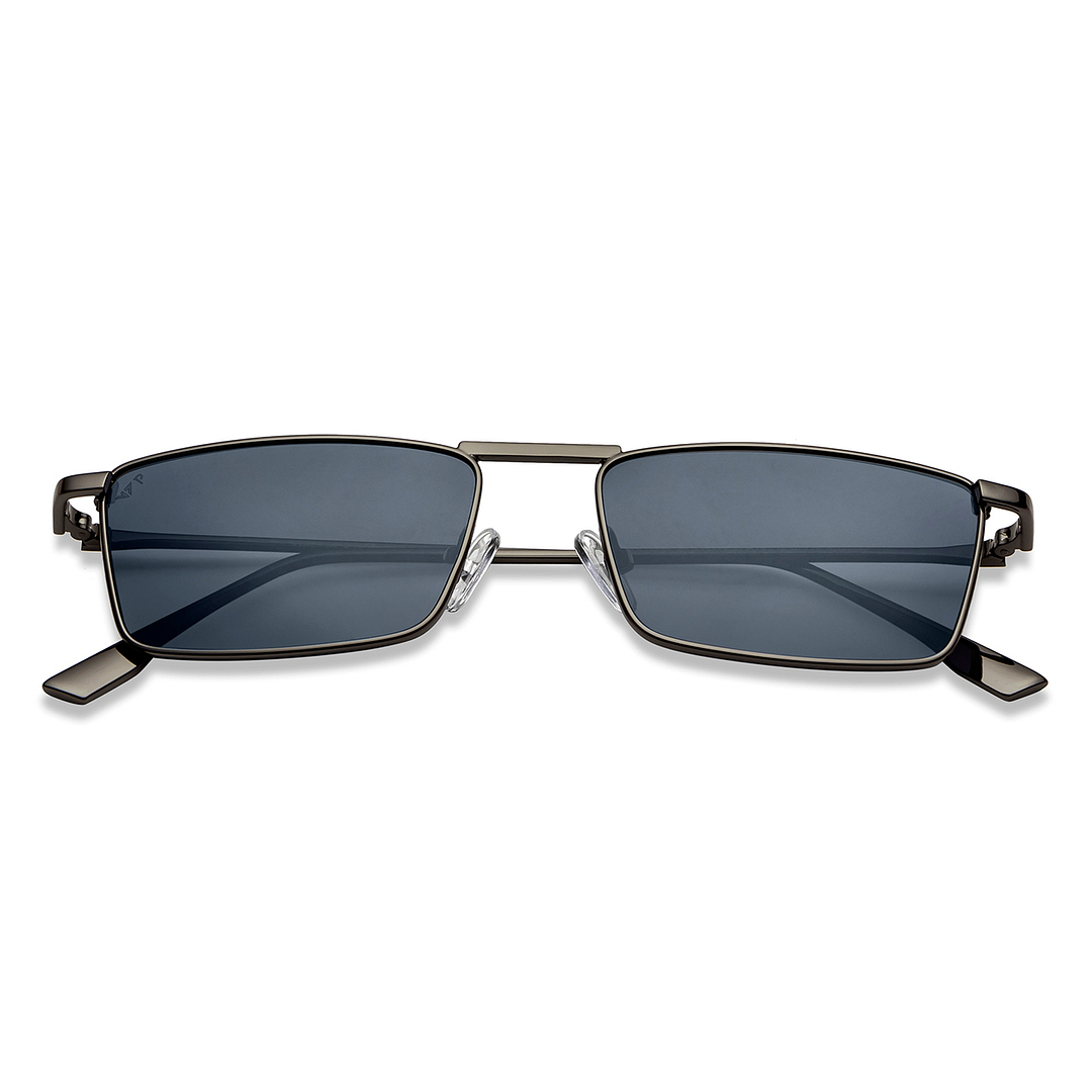 Vincent Chase Online Gunmetal Full Rim Rectangle left side