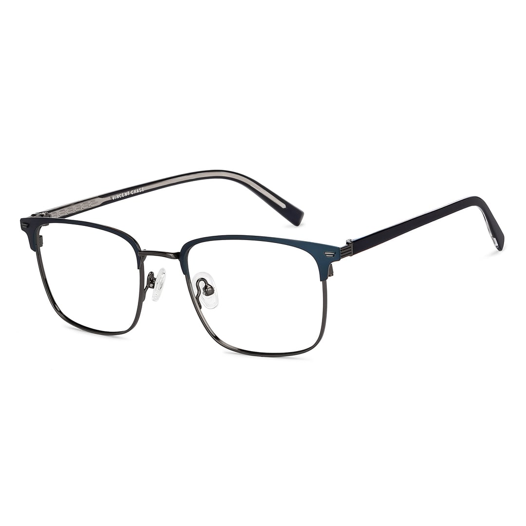 Vincent Chase Black Full Rim Square right side
