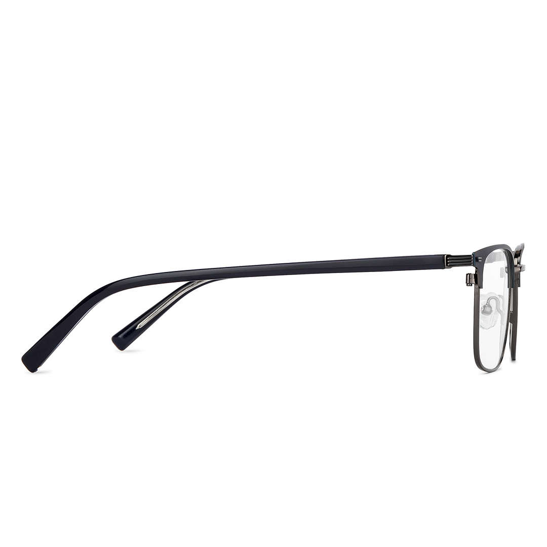 Vincent Chase Black Full Rim Square left side
