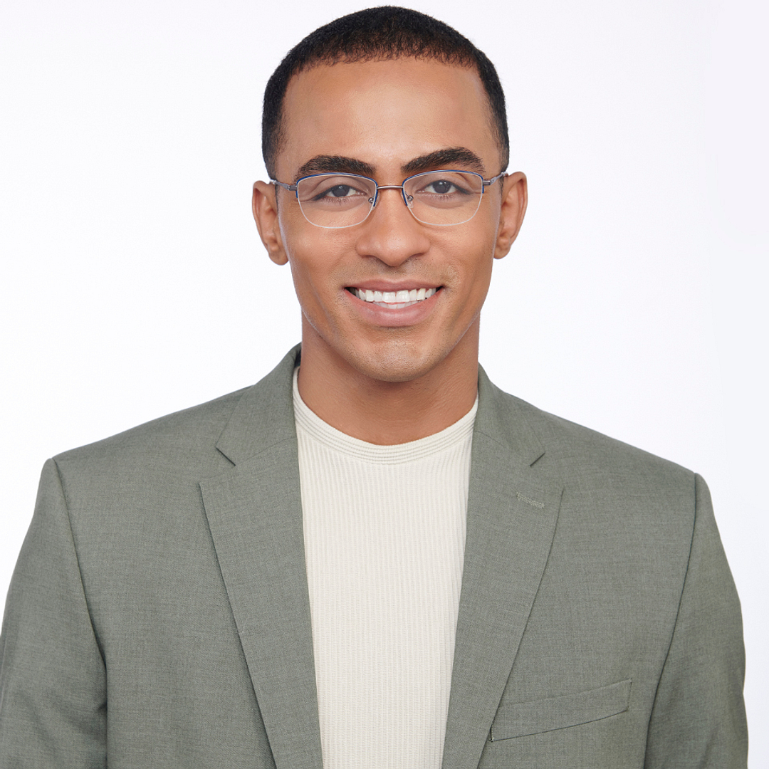 Vincent Chase Online Sky Blue Half Rim Rectangle left side