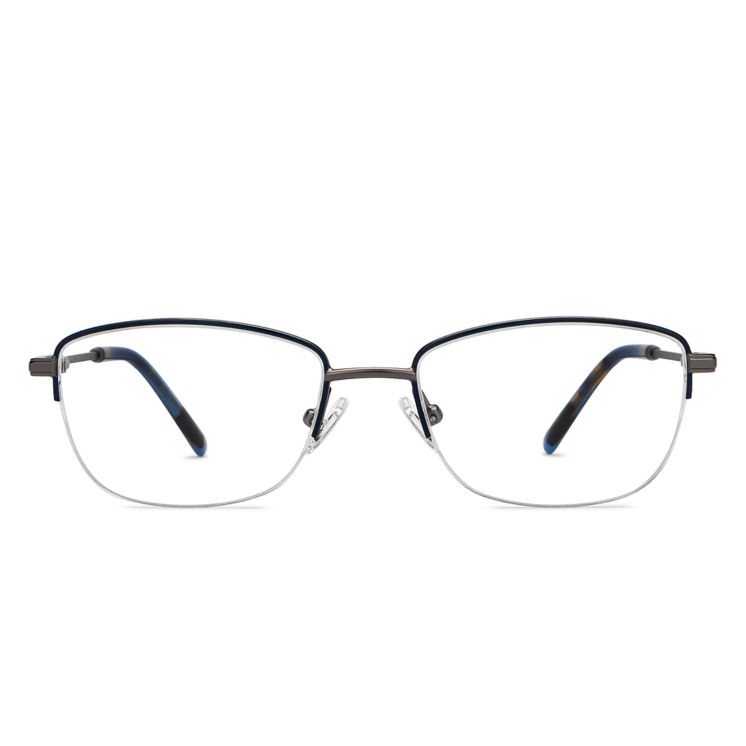 Vincent Chase Online Sky Blue Half Rim Rectangle left side