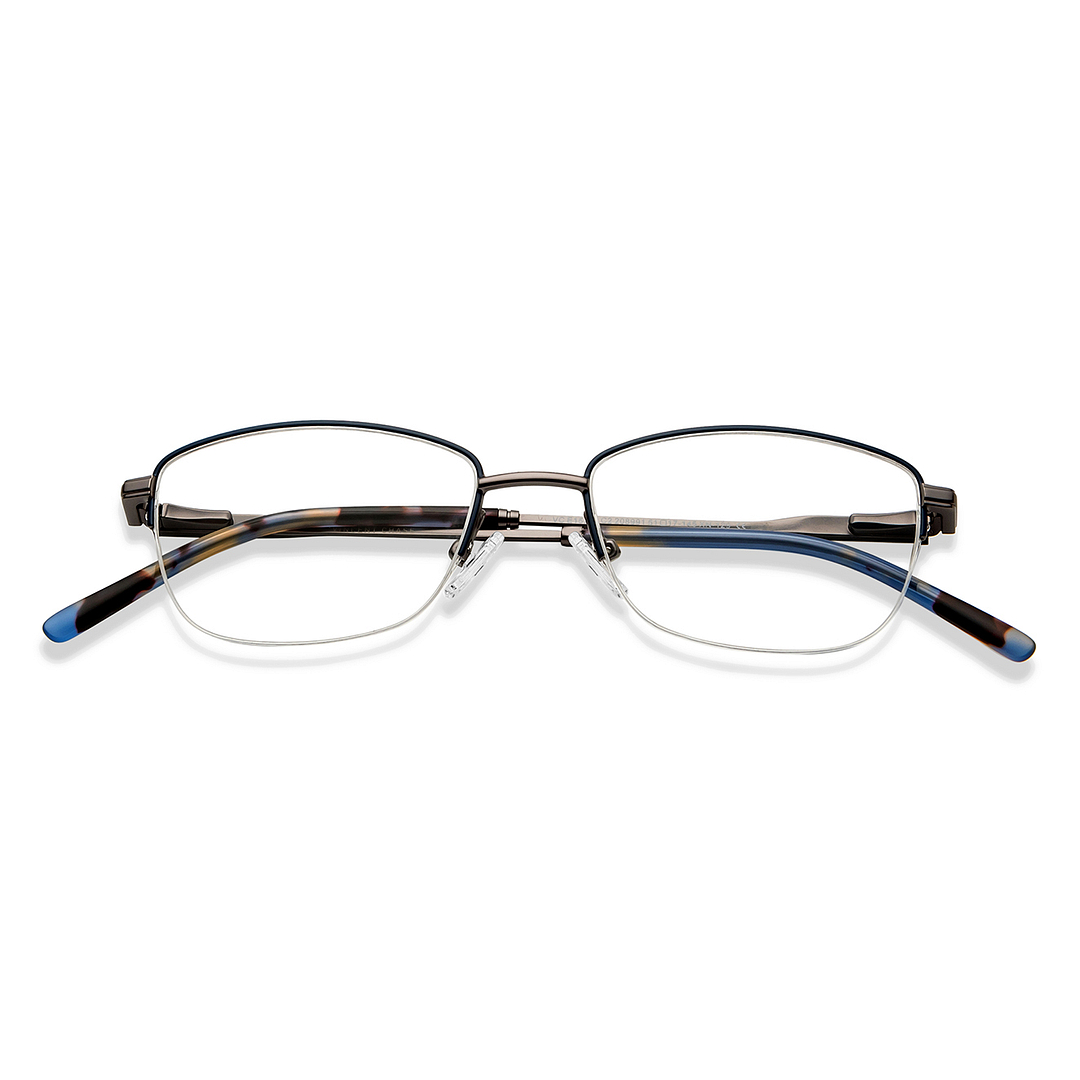 Vincent Chase Online Sky Blue Half Rim Rectangle left side