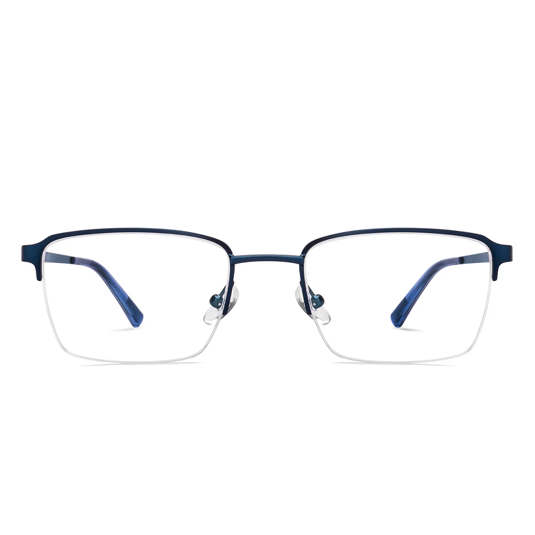 Vincent Chase Online Sky Blue Half Rim Rectangle right side