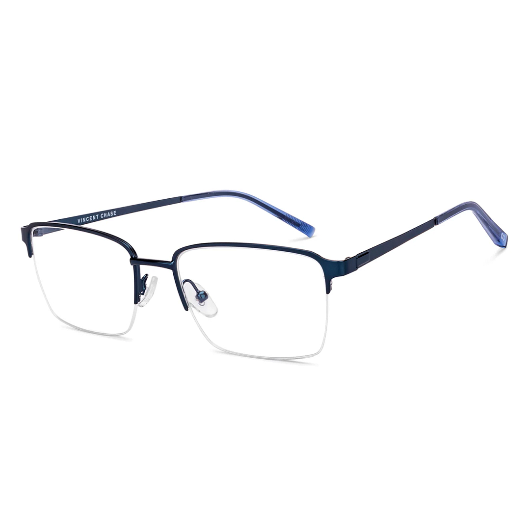 Vincent Chase Online Sky Blue Half Rim Rectangle right side
