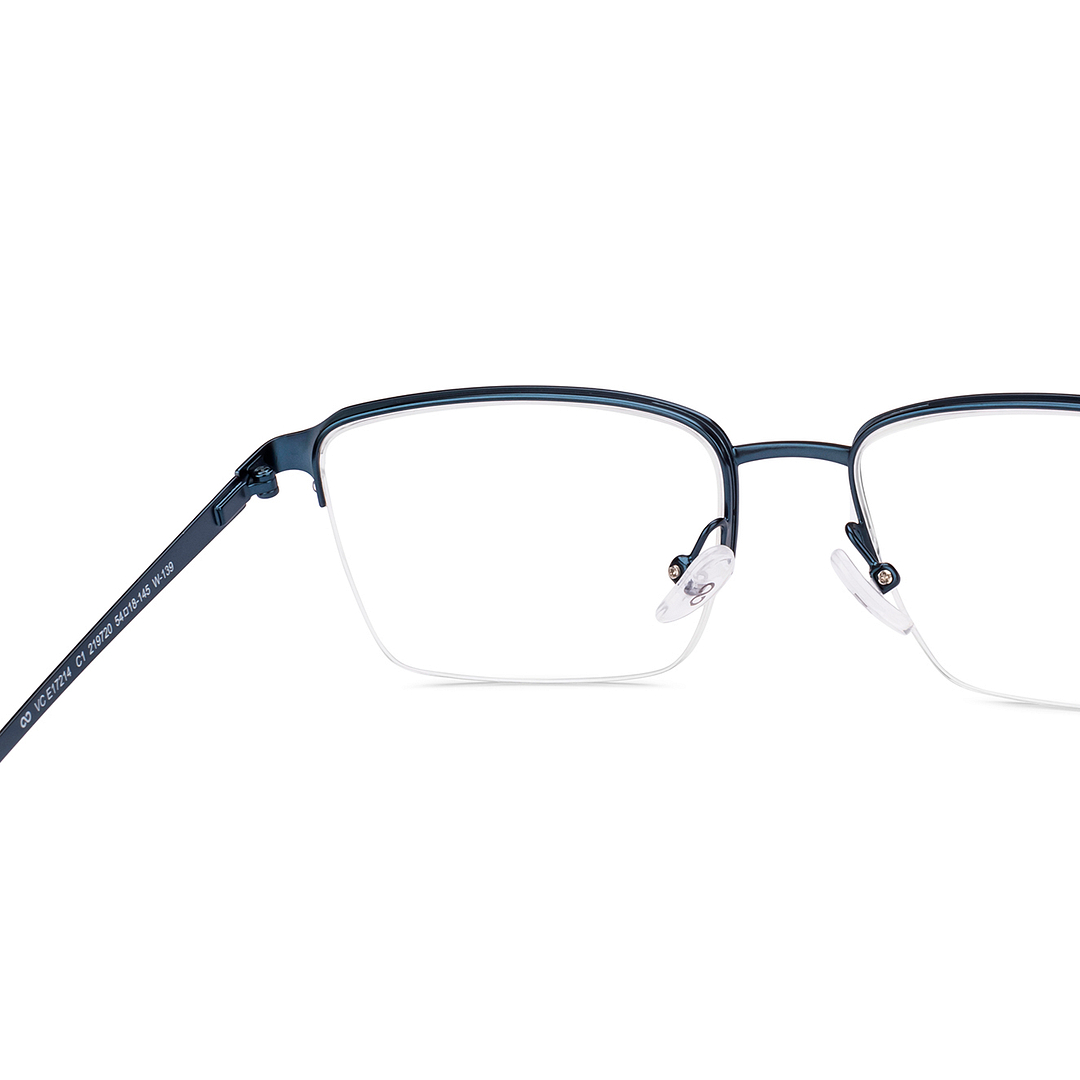Vincent Chase Online Sky Blue Half Rim Rectangle right side