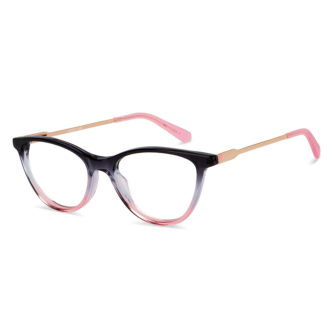Vincent Chase Online Sky Blue Full Rim Cat Eye right side