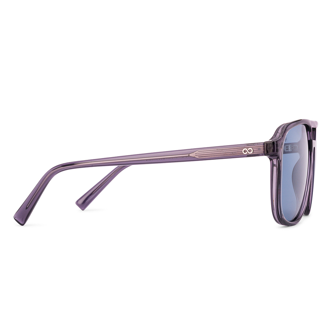Blue Purple Full Rim Square Vincent Chase Polarized Non-metal VC