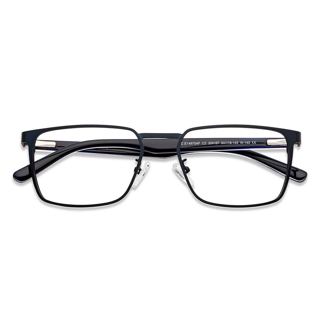 Vincent Chase Online Sky Blue Full Rim Rectangle left side