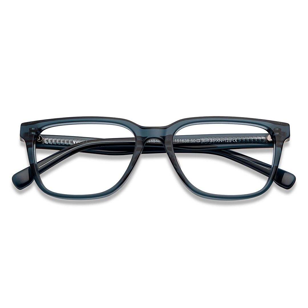 Vincent Chase Online Blue Transparent Full Rim Rectangle left side