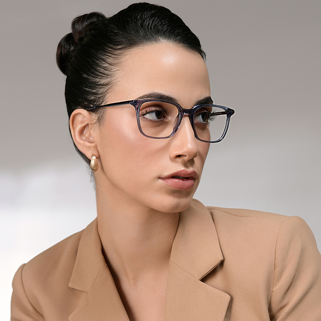 Vincent Chase Online Blue Transparent Full Rim Square right side