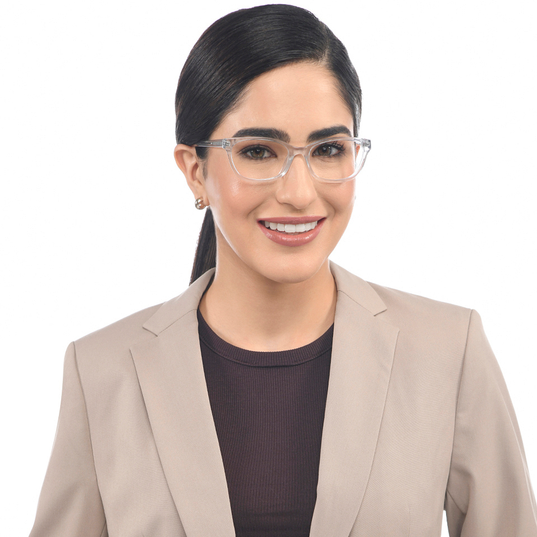 Vincent Chase Online Blue Transparent Full Rim Cat Eye right side