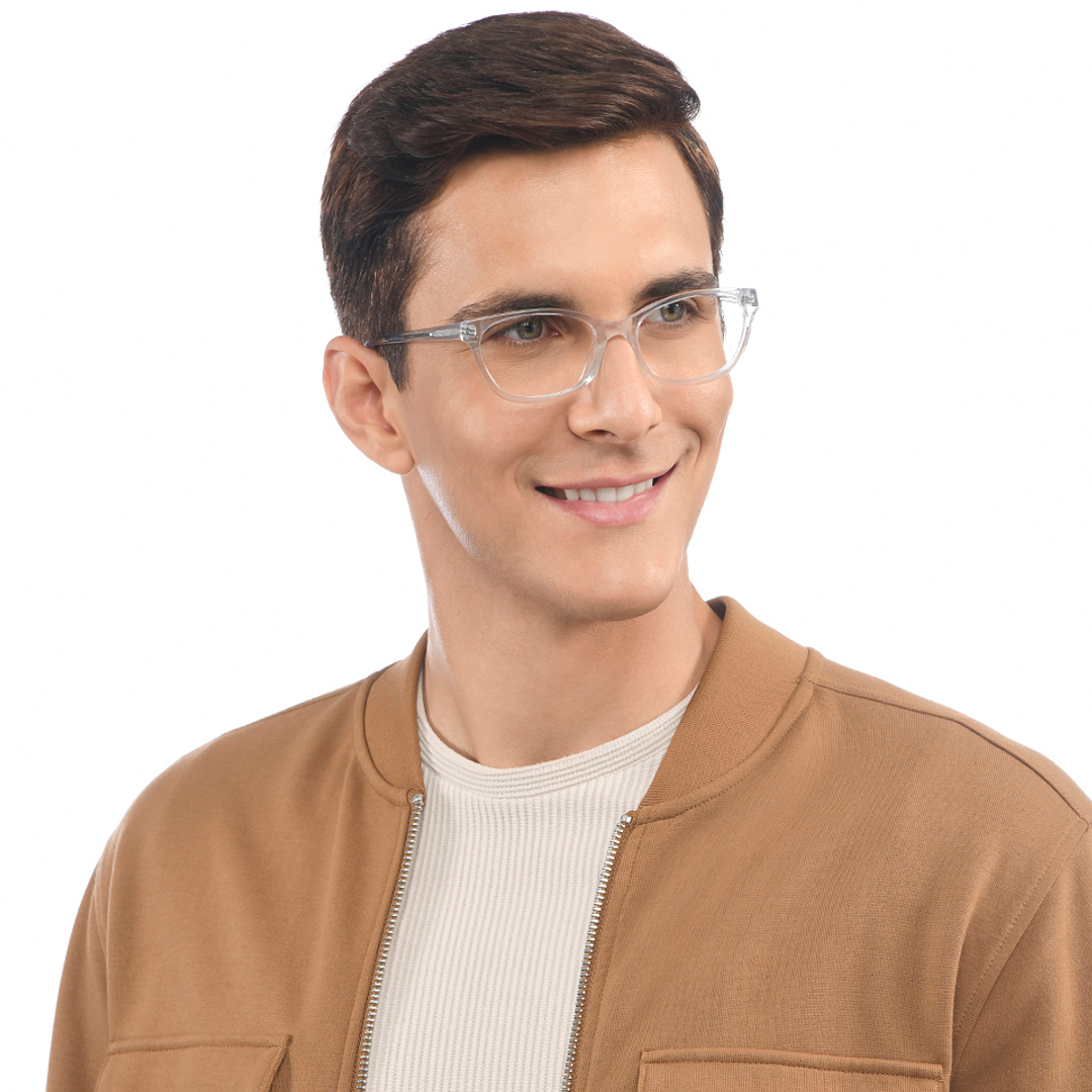 Vincent Chase Online Blue Transparent Full Rim Cat Eye left side