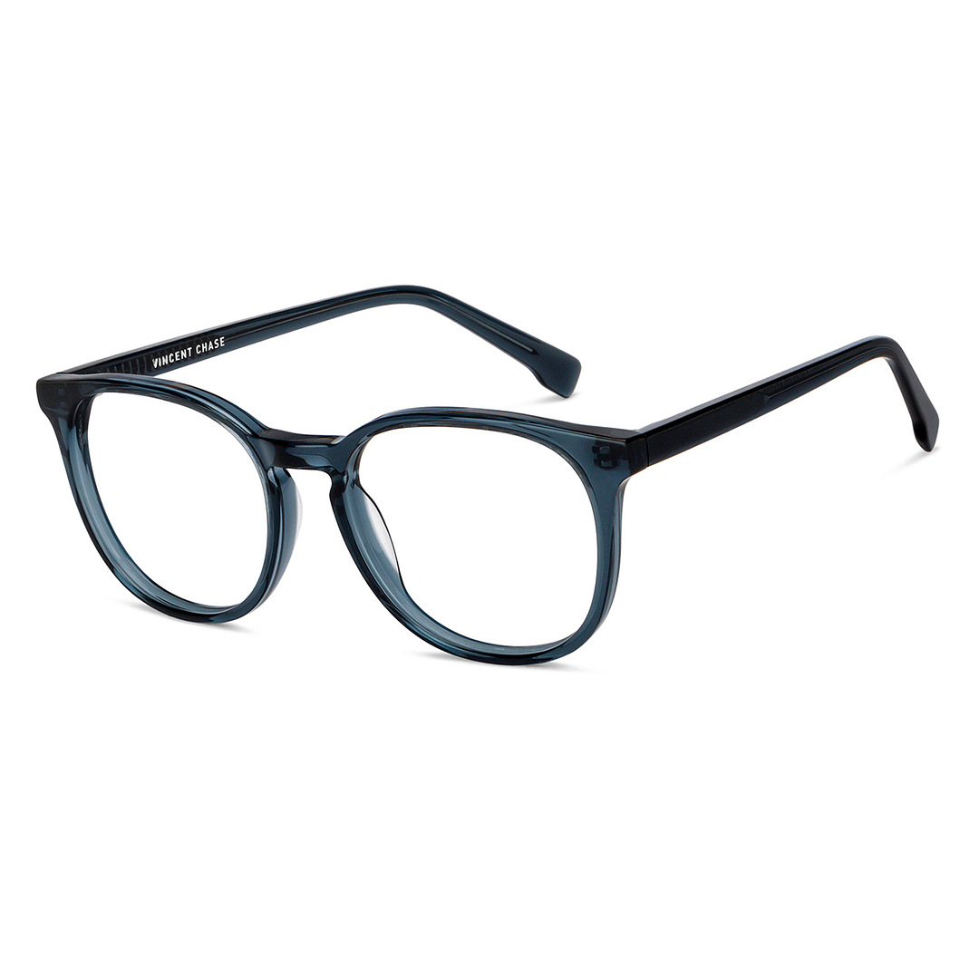 Vincent Chase Online Blue Transparent Full Rim Round right side